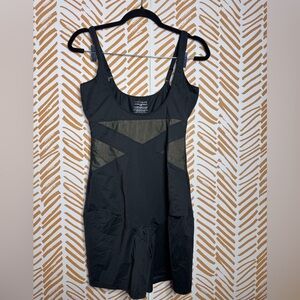 Cacique Open-Bust Thigh Shaper Short Bodysuit